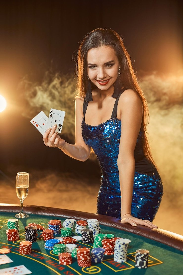 sosmed Live Casino dealer streaming interface showing baccarat table and live chat